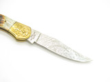 Vtg United Cutlery Duck Seki Japan Seizo Imai Stag 3.5" Pocket Lockback Knife