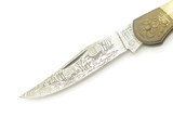 Vtg United Cutlery Deer Seki Japan Seizo Imai Stag 3.62" Pocket Lockback Knife