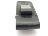 Vtg Tasco Folding Hunter Lockback Pocket Knife Sheath Black Leather