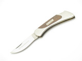 Vtg 1970s Valor Sportsman Seki Japan Seizo Imai Pocket Wood 3.12" Lockback Knife