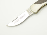 Vtg 70s Valor Super Sport Seki Japan Seizo Imai Pocket Wood Lockback 3.12" Knife