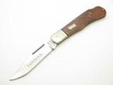 Vtg 1960s Valor Flintlock Seki Japan Yasuo Imai Folding Lockback 4.87" Knife
