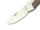 Vintage 70s Valor Seki Japan Seizo Imai Metal & Wood Lockback 3.75" Pocket Knife