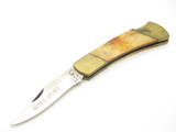 Vintage 70s Valor Seki Japan Seizo Imai Bone Lockback 3.5" Pocket Folding Knife