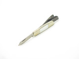 Vtg '80s Parker Seki Japan MOP Tie Bar Clip Miniature Folding Pocket Knife