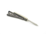 Vintage '80s Parker Seki Japan Pearl Tie Bar Clip Miniature Folding Pocket Knife