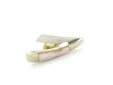 Vintage 80s Parker Eagle Seki Japan Abalone Mini Tie Tack Hat Pin Razor Knife
