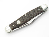 Vtg 1970s Boker USA Tree Brand 8573 3 Blade Stockman Folding Pocket Knife