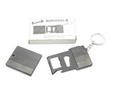 Vintage 80s Valor Knives Supr Survival II 2.87" Multi Tool Card & Sheath