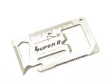 Vintage 1980s Valor Super II Seki Japan Stainless 2.75" Multi Tool Card Knife