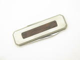 Vtg Rostfrei German Small Stainless Ebony Gentleman Lobster Folding Pocket Knife