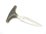 Vintage 1980s Haller Imai/Fukuta Seki Japan 4.87" Blade Wood Handle Push Dagger