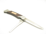 Vtg 1960s Rostfrei Traveller Seki Japan 5.25" Wood Folding Hunter Lockback Knife