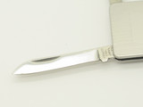 Vintage 1970s Seki Japan 2.12" Stainless Folding Pocket Money Clip Knife