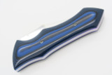 Left* Rainy Vallotton Nate Clark Custom Folder Folding Pocket Knife Blu Titanium
