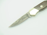 Vintage Boker Damast Germany Damascus 3" Lockback Folding Pocket Knife