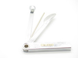 Vintage 1970s Seki Japan 3.5" Stainless Folding Pocket Pipe Tool Pick Tamper