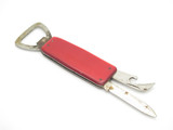 Vintage 70s Seki Japan 3.37" Bottle Opener Folding Multi Tool Pocket Knife