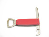 Vintage 70s Seki Japan 3.37" Bottle Opener Folding Multi Tool Pocket Knife