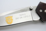 Vtg Timberline 11295 "De Oppresso Liber" Green Beret Worden Large Folding Knife