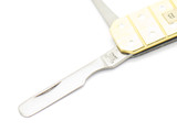Vintage 1970s Seki Japan 2.87" Gold Handle Prototype Pocket Pipe Tool Knife