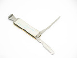 Vintage 1970s Seki Japan 2.87" Gold Handle Prototype Pocket Pipe Tool Knife