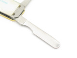 Vintage 1970s Seki Japan 2.87" Gold Handle Prototype Pocket Pipe Tool Knife
