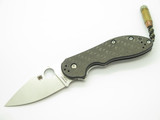 Spyderco Domino C172CFTIP Titanium Carbon Fiber CTS-XHP Folding Pocket Knife