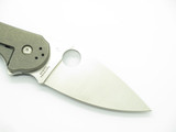 Spyderco Domino C172CFTIP Titanium Carbon Fiber CTS-XHP Folding Pocket Knife