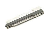 Vtg 1970s Vernco HiCV Black Angus Seki Japan Gentleman Folding Pocket Knife