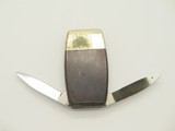 Vtg 1980s Explorer Seki Japan Brass Lobster Money Clip Folding Pocket Knife