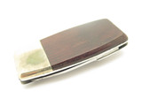 Vtg 1980s Explorer Seki Japan Brass Lobster Money Clip Folding Pocket Knife