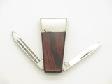 Vtg 1970s AS Arthur Salm Seki Japan Wood Gentleman Lobster Folding Pocket Knife