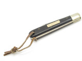Vintage 1960s Explorer Seki Japan 4" Black Handle Pocket Folding Knife