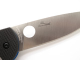 Spyderco USA C247GP Siren Pln Bk/Bl G-10 LC200N G10 Folding Pocket Knife