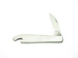 Vintage 1970s Bottle Opener Seki Japan 3.12" Stainless Folding Pocket Knife