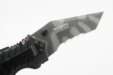 CRKT Taiwan 1030TS Triumph Crawford Striped Tanto Tactical Folding Pocket Knife