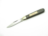 Vintage 1970s AAS Prototype Seki Japan 3.12" Black Handle Folding Pocket Knife