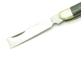 Vintage 1970s Explorer Seki Japan 3.12" Wood Surgical Steel Folding Pocket Knife