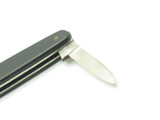 Vtg 1970s Explorer Seki Japan 3.25" Stainless Black Handle Folding Pocket Knife