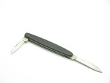 Vtg 1970s Explorer Seki Japan 3.25" Stainless Black Handle Folding Pocket Knife