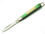 Vintage 1960s Swan Seki Japan 3" Stainless Green Handle Folding Pocket Knife