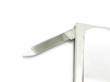 Vintage 1970s Explorer Seki Japan 2" Stainless Folding Money Clip Pocket Knife
