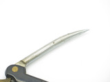 Vintage 1970s Seki Japan 4.5" Black Sailor Rigging Folding Pocket Knife