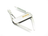 Vintage 1970s Barlow Seki Japan Small 2.25" Stainless Steel Folding Pocket Knife
