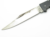 Vintage '60s Solar Jaguar Seki Japan 4.37" Black Metal Folding Lockback Knife