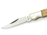 Vintage '80s Explorer Seki Japan Small 2.25" Stainless Bone Folding Pocket Knife