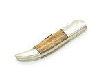 Vintage '80s Explorer Seki Japan Small 2.25" Stainless Bone Folding Pocket Knife