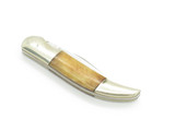 Vintage '80s Explorer Seki Japan Small 2.25" Stainless Bone Folding Pocket Knife