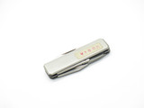 Vintage 1970s Prototype Seki Japan 2.37" 4 BLade Stainless Folding Pocket Knife